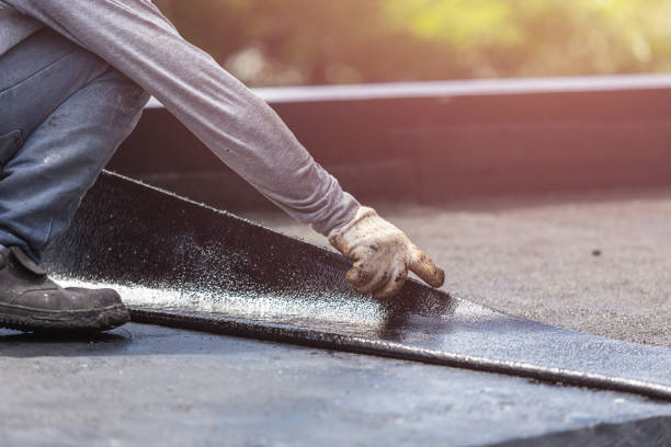 Professional Exterior Waterproofing technician working in Brownsville, OH